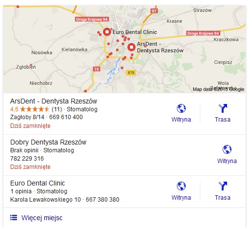 mapki google 3 wyniki