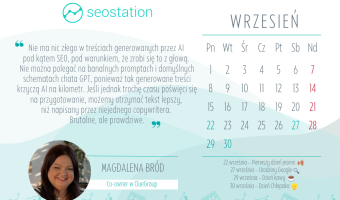 Wrzesień 2025 - SEO kalendarz