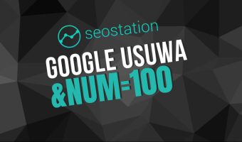 Google usuwa parametr &num=100