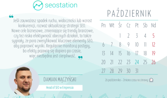 Październik 2025 - SEO kalendarz